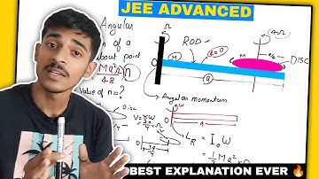 Jee Advanced Solution | Rotational Mechanics | Angular momentum  | Best explanation Ever