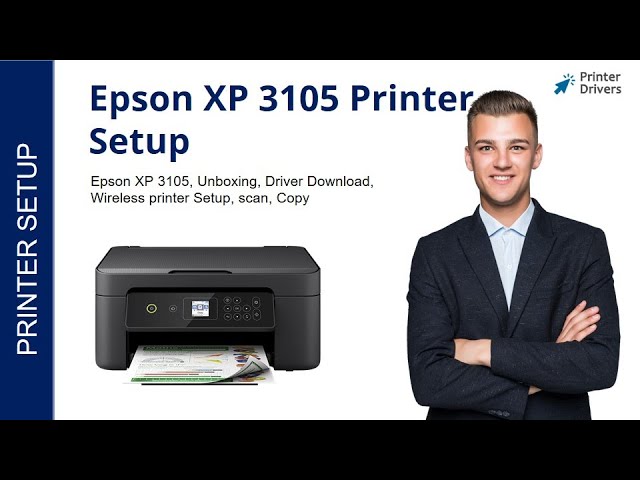 Måler Hykler Plakater Epson XP 3105 Printer Setup | Printer Drivers | Wi-Fi setup | Unboxing -  YouTube