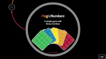MagicNumbers - A simple card game based on binary numbers