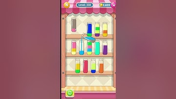 Water sort Puzzle level 332 (play on Facebook)