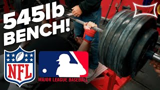 Strength Coach/World Record Holder Benches 545lbs!