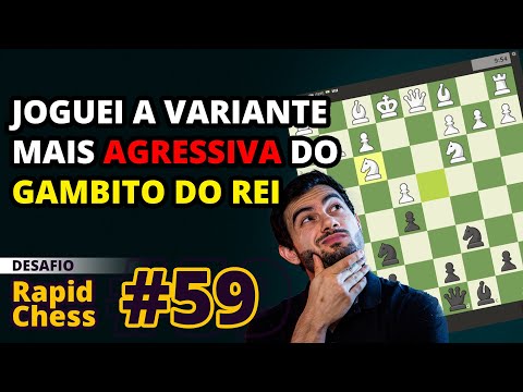 Spassky joga Gambito do Rei, ao estilo romântico! A imortal do