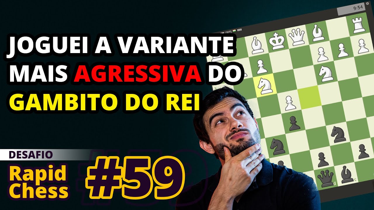 XADREZ e outras curiosidades: ABERTURA AGRESSIVA: GAMBITO DO REI