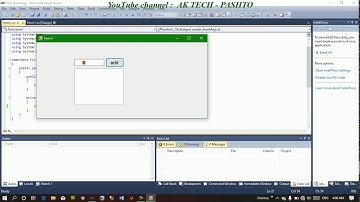 C# Language Common control First  lectuer Pashto & english