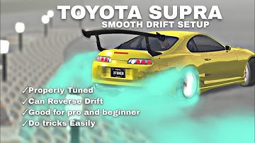 Toyota Supra DRIFT SETUP [ Car Parking Multiplayer ]