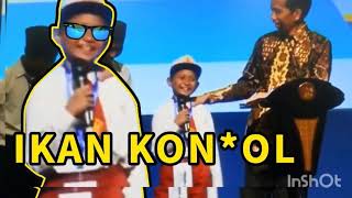 Anak kecil nyebut nama nama ikan sama pak Jokowi buat story' wa cocok👍🏼🤣