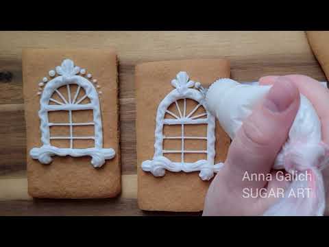 📍 Gingerbread house with your own hands 🎄 Tutorial from Anna Galich. #104