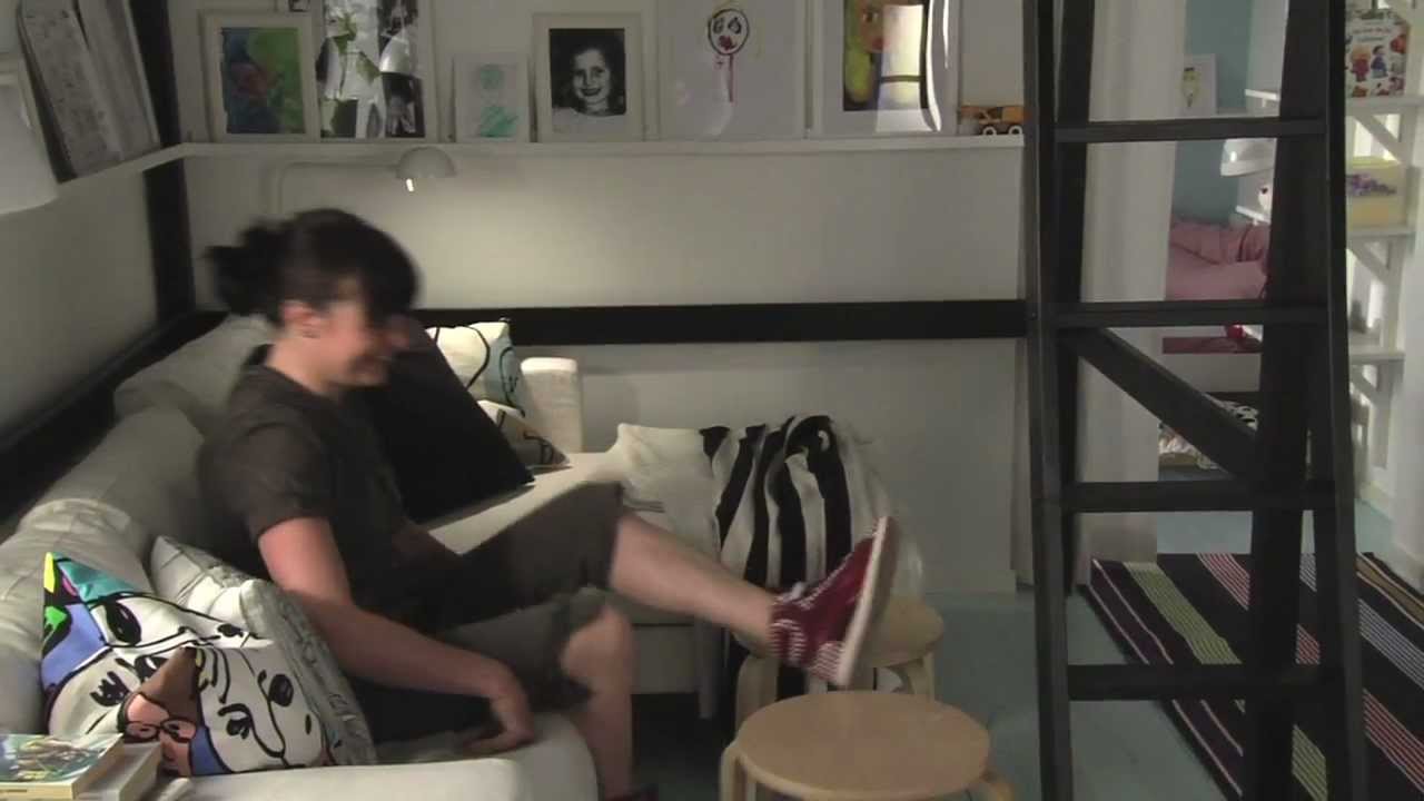 Ikea für kleine räume: 11 m² wohnzimmer für alle(s) youtube