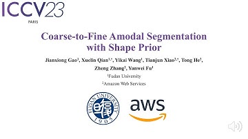 [ICCV 2023] Coarse-to-Fine Amodal Segmentation with Shape Prior