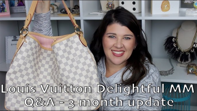 Louis Vuitton Damier Azur Delightful PM Review and Wear and Tear