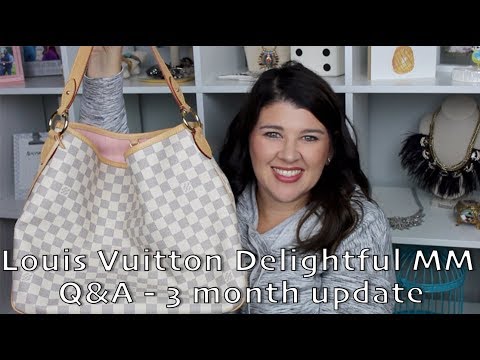 Louis Vuitton Delightful MM Damier Azur Review 