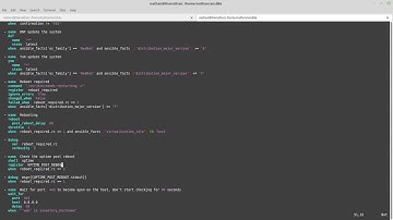 Yum/Dnf update and reboot with Ansible