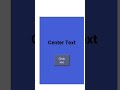 Center anything using css
