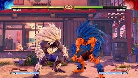 STREET FIGHTER V BLANKA V trigger 1 BEST HIGH DAMAGE COMBO