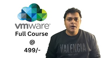 VMware vSphere full course , Study materials , Online test , Interview Preparation in just 499/-