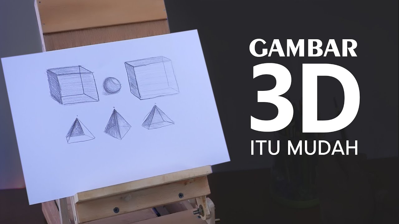  Gambar  3D  Itu Mudah  gambaritumudah YouTube