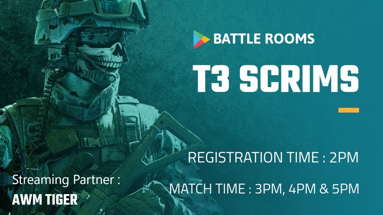 T3 CUSTOM BY BATTLE ROOMS || PUBG MOBILE LIVE 2