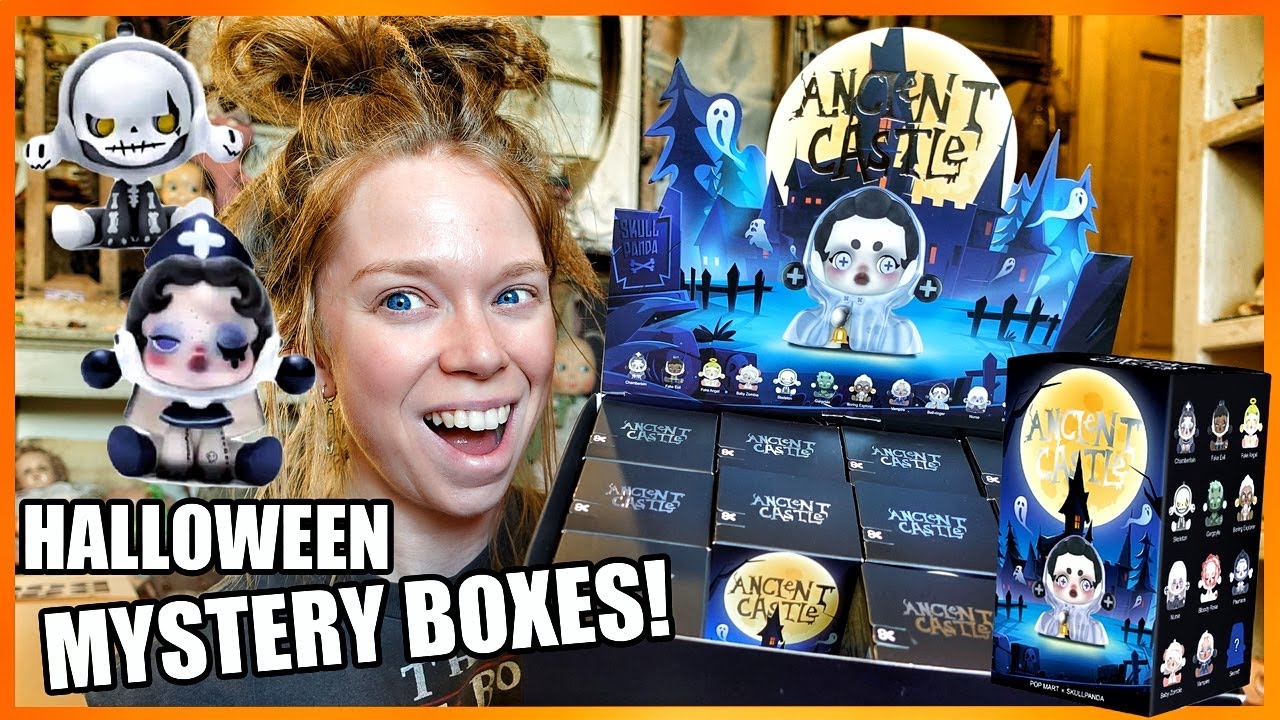ANCIENT CASTLE Halloween Mystery Boxes POPMART- Blind Mystery Box Unboxing!
