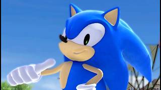 Classic Modern Sonic in Sonic Unleashed