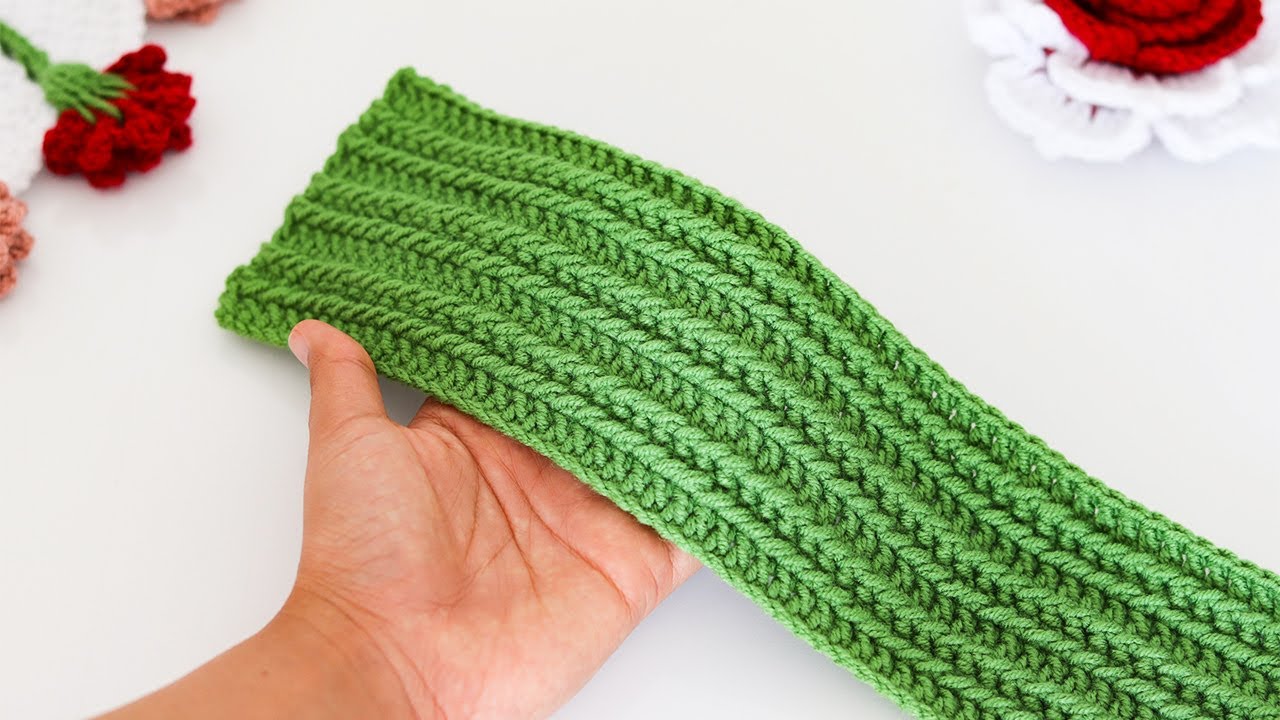 آموزش بافت شال گردن اسپرت