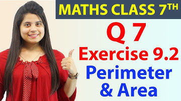 Q 7, Ex 9.2 - Perimeter & Area - Chapter 9, Maths Class 7th - NCERT, CBSE