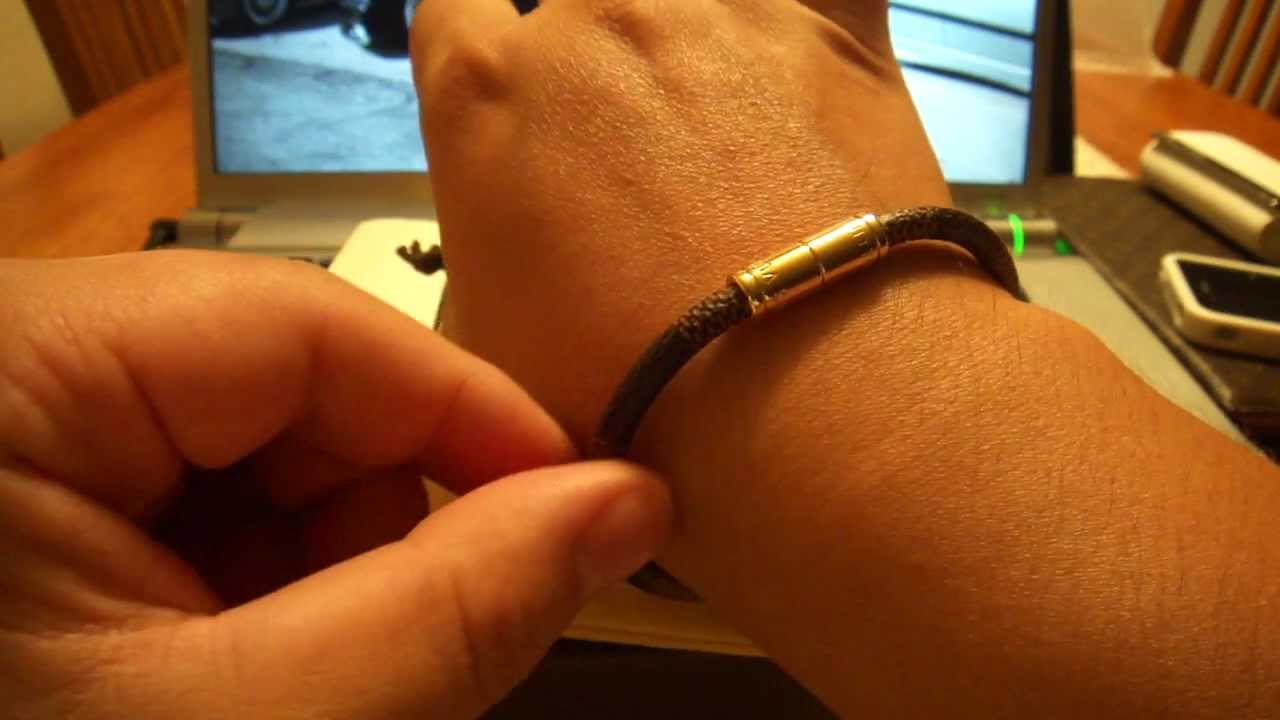 Louis Vuitton &quot;Keep It&quot; Bracelet - YouTube