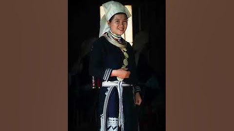 Páo dung dân tộc dao tiền. Páo Ban Van Nam