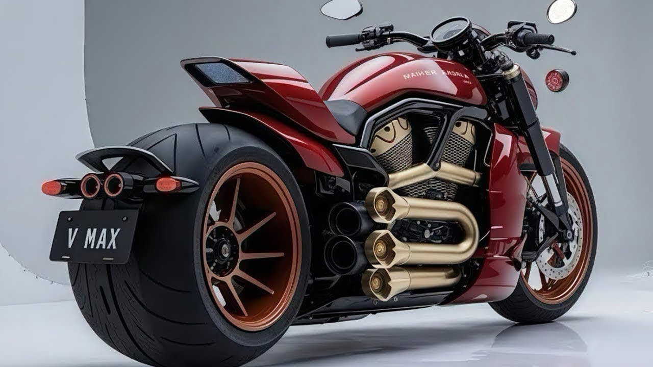Обзор Yamaha VMAX V4 2026 года — самый мощный мускул-байк возвращается!