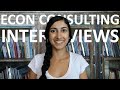 Economic Consulting Interview Tips: Cases, Coding, Stats, + Econ Questions