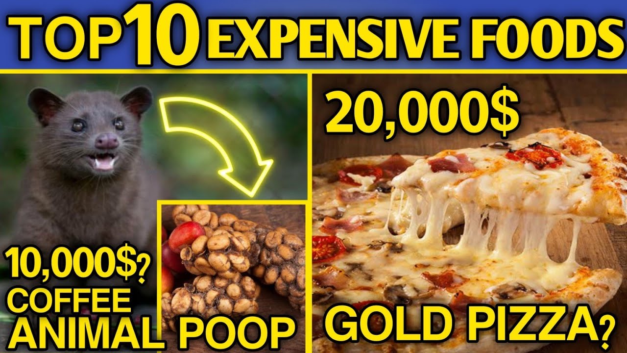 Top 10 most expensive foods in the world Foods only Rich People can