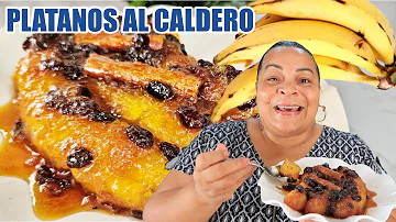 platanos al caldero/ dulces tipicos dominicanos