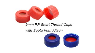 Caps with Septa Suits for 9mm HPLC Vials
