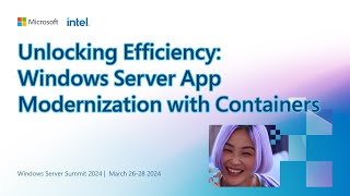 Windows Server app modernization with containers