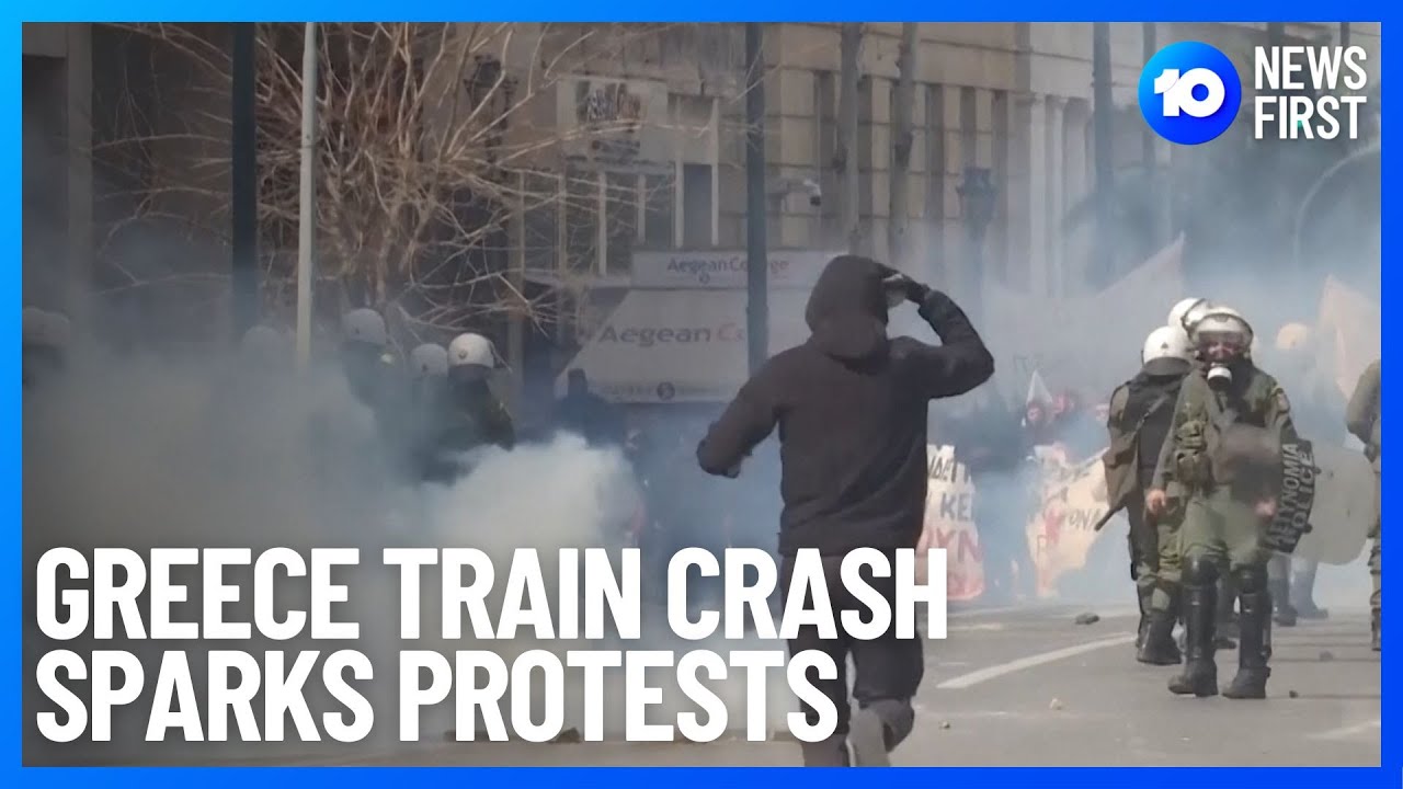 Greece's Deadly Train Crash Tragedy Sparks Protests | 10 News First