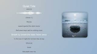 Quiet Tide π Ambient Piano Loop with Lyrics for Calm Study & Meditation