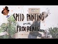 SPEED PAINTING WITH PROCREATE 002! | sketching on paper and little dog breaks