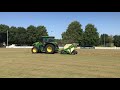 Sports pitch scarifying with our amazone groundkeeper