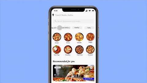 Food Delivery App UI Design - Flutter App | Concept | Flutter Tutorials