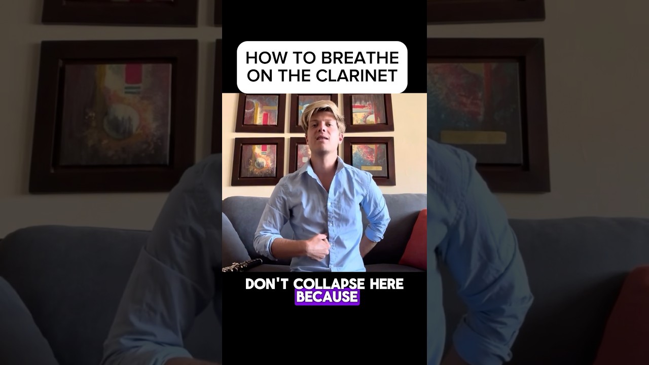 How to breathe on the clarinet 