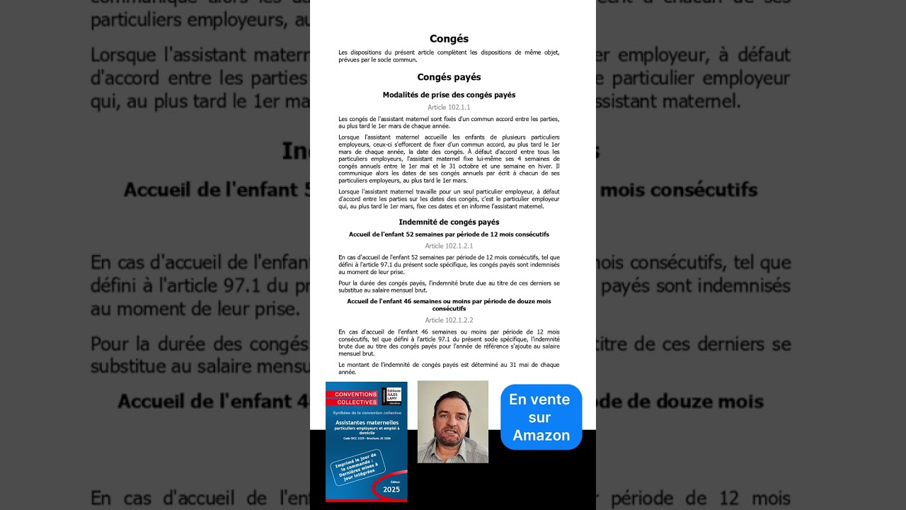 Vous êtes salarié ou employeur assistante maternelle