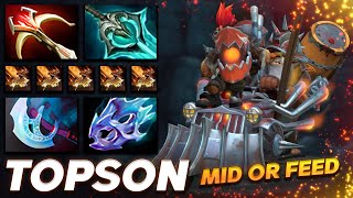 Topson Techies - MID OR FEED - Dota 2 Pro Gameplay [Watch & Learn]