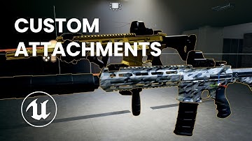 How Modular Attachment Systems Work in Unreal Engine 5 #unrealengine #gamedev #fps