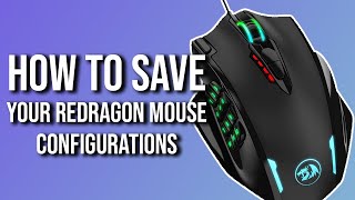 HOW TO SAVE SETTINGS FOR YOUR REDRAGON MMO MOUSE IN 2025 | Redragon M908 MMO Gaming Mouse