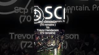 Trevor Henderson vs Scp #shots #trevorhenderson #scpfoundation #music #80shorror #90shorror