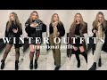 FALL/WINTER TRANSITIONAL OUTFITS 2021 | casual chic winter lookbook try on