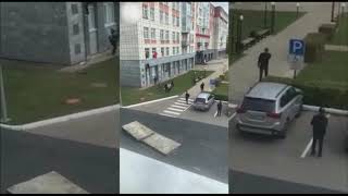 СТРЕЛЬБА В ПЕРМИ. ВИДЕО БЕЗ ЦЕНЗУРЫ.