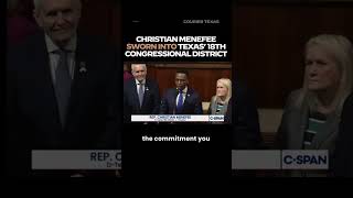 Christian Menefee sworn into Texas’ 18th Congressional District