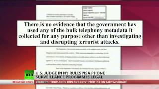 Judge rules NSA surveillance is legal
