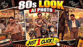 🔥 80s Look AI Photo Editing 2026 | Turn Any Photo into Viral 1980s Look with ChatGPT