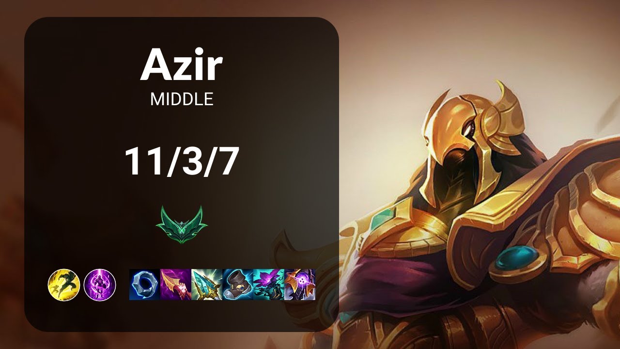 Azir vs Jayce MIDDLE - KR  Patch 14.24